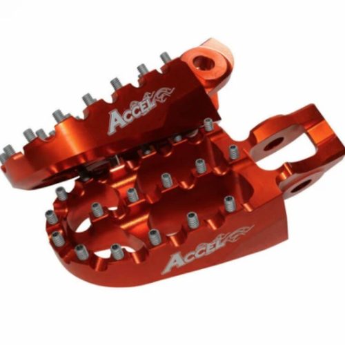 ACCEL STOPKY KTM EXC/EXCF 250/300/350/450/500 ’17-20 ORANŽOVÉ (SADA 2)