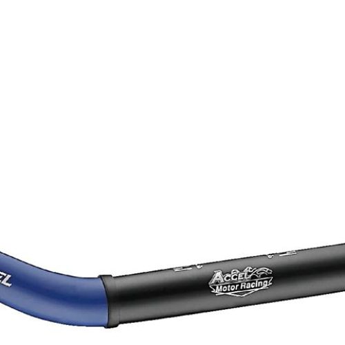 ACCEL HLINÍKOVÁ RIADITEĽKA (28,6MM) TAPER MX VZOR YAMAHA YZ HIGH (7075-T6) ERGAL DVOJTÓNOVÁ MODRÁ+ČIERNA (Š 803MM, V 92MM)