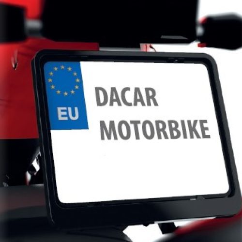 BIKETEC RÁM NA ŠPZ MOTORKA/MOTORKA FARBA CHROM.