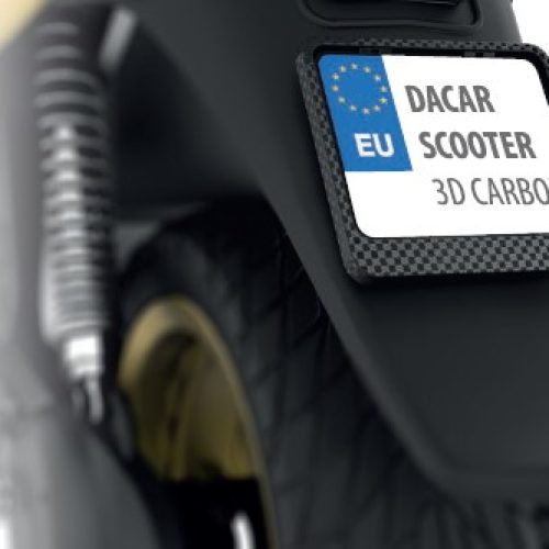 BIKETEC ŠPECIÁLNY RÁM PRE ŠTÍTOK SKÚTER/SKÚTRE FARBA 3D CARBON