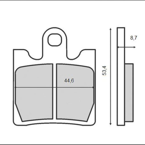 BRENTA BRZDOVÉ OBLOŽENIE KH283 / KH423 (FT 3018)