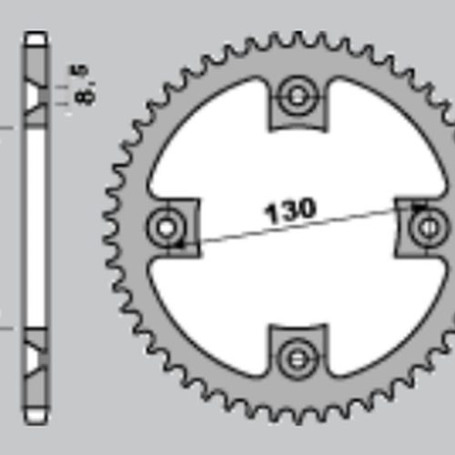 JR ZADNÉ KOLO HLINÍKOVÉ (ANODIZOVANÉ) 4306 56 ČERVENÁ HONDA CR80/85