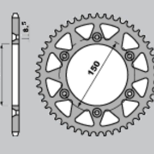 JR ZADNÉ KOLO HLINÍKOVÉ (ANODIZOVANÉ) 489 48 KAWASAKI KX 125/250/500 ’84-’08, KDX 200 ’84-’06, KDX 220 ’97-’05, KDX 250 ’91-X’936, 930KL ’20, KXF 250 ’04-’22, KLX 300 ’97-’10, KXF ’06-’22 GOLD