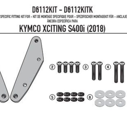 KAPPA MONTÁŽ NA OKNO KD6104ST KYMCO XCITING S400I (18)