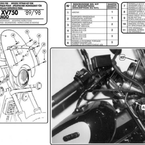 KAPPA MONTÁŽ NA ČELNÉ SKLO YAMAHA – STIAHNUTÉ Z PONUKY