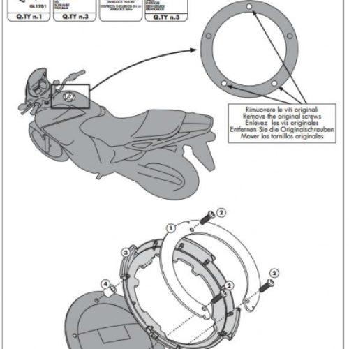 KAPPA NÁDRŽ NA TANKLOCK YAMAHA /MV/CAGIVA