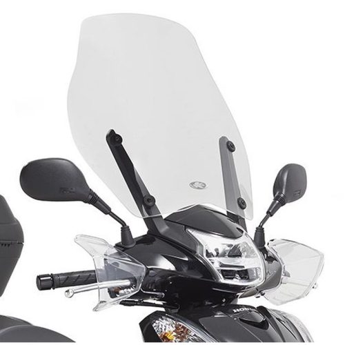 KAPPA ČELNÉ SKLO HONDA SH MODE 125 (13-17) 43 X 46 CM TRANSPARENTNÉ – POTREBUJE MONTÁŽ A1125AK