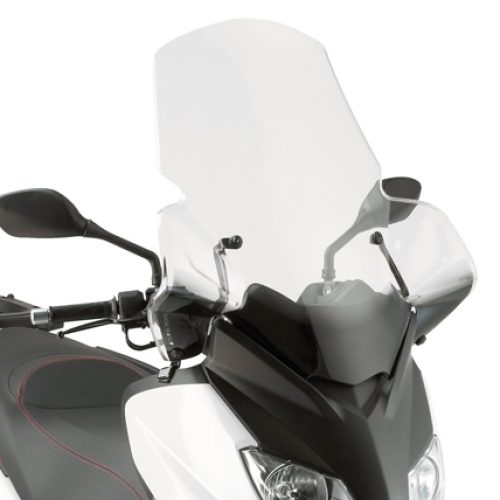 KAPPA ČELNÉ SKLO YAMAHA X-MAX 125-250 (10-13), MBK Skycruiser 125 (10-12) 73,5 X 63 CM TRANSPARENTNÉ – POTREBUJETE MONTÁŽ D446KITK