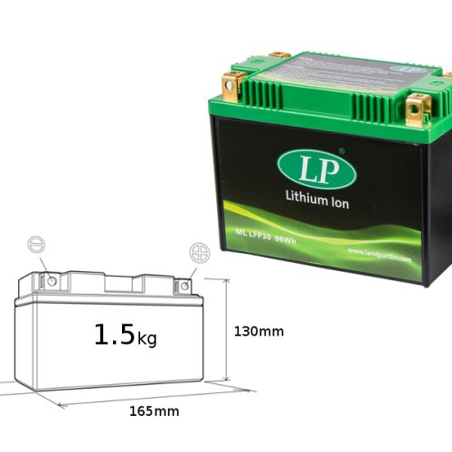 LANDPORT LIFEPO4 LFP30 LITHI-ION BATÉRIA (165X86X130) (96WH) (HMOTNOSŤ 1500G) (6)