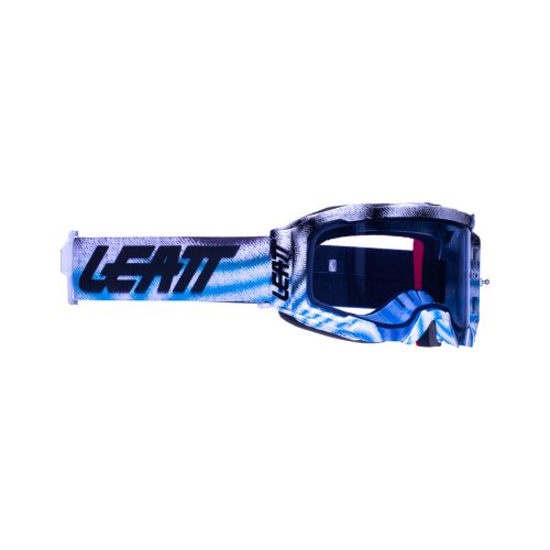 LEATT (2022) GOGGLES VELOCITY 5,5 GOGGLES ZEBRA BLUE BLUE 70% – BIELA/MODRÁ/ČIERNA ZRKADLO MODRÁ