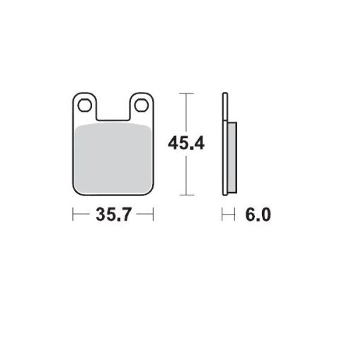 MOTO-MASTER  BRZDOVÉ OBLOŽENIE KH115 SINTER METAL OEM: 11 (SINTERPRO RACING) KTM 65