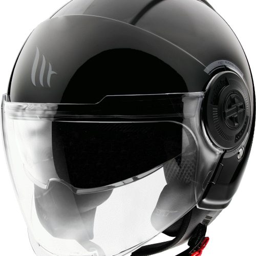 MT HELMETS MT FACE PRILBA JET VIALE SV S SOLID A0 LESK ČIERNA FARBA ČIERNA LESK VEĽKOSŤ S