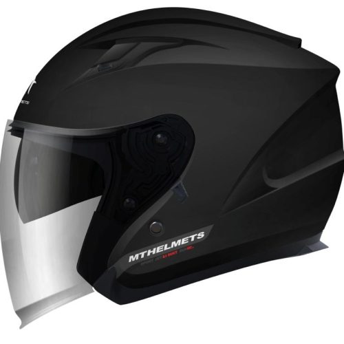 MT HELMETS MT AKCIA PRILBA JET S BLEND AVENUE SOLID MATNÁ ČIERNA FARBA ČIERNA MAT VEĽKOSŤ XL