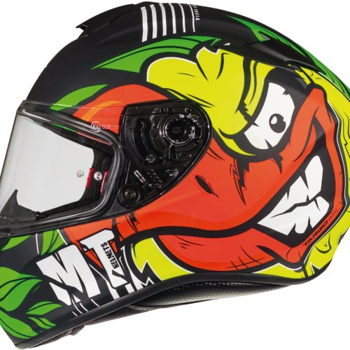 MT HELMETS MT PROMOTION TARGO TRUCK A2 INTEGRÁLNA PRILBA FLUO ŽLTÁ, ZELENÁ/ČIERNA MAT VEĽKOSŤ M