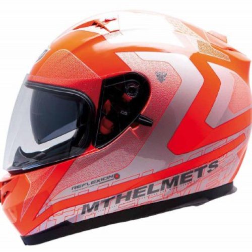 MT HELMETS MT  INTEGRÁLNA ČEPEL NA PRILBU SV REFLEXNÁ S BLIND ORANGE FLUO VEĽKOSŤ XXL