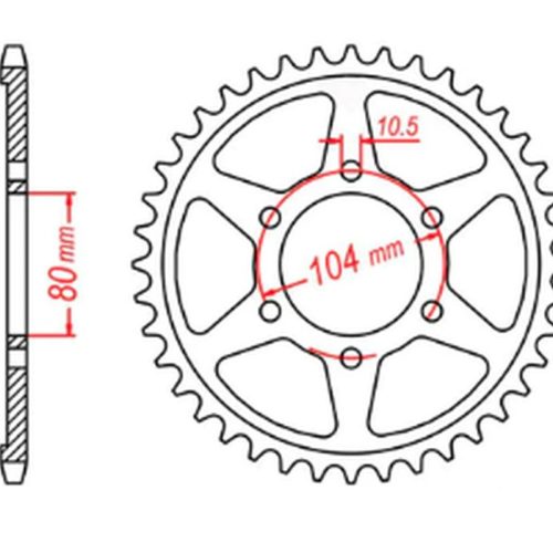 MTX DIELY 2023/03 ZADNÉ OZNAČENIE 488 41 KAWASAKI ZX9R ’98-’01 (JTR488.41) (REŤAZ 530)