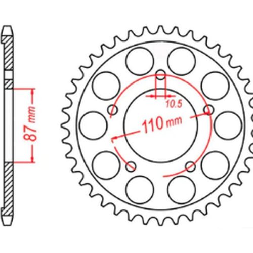 MTX DIELY 2023/03 ZADNÉ KOLO 828 44 SUZUKI SV 650 99-13 (JTR807.44) (REŤAZ 525)