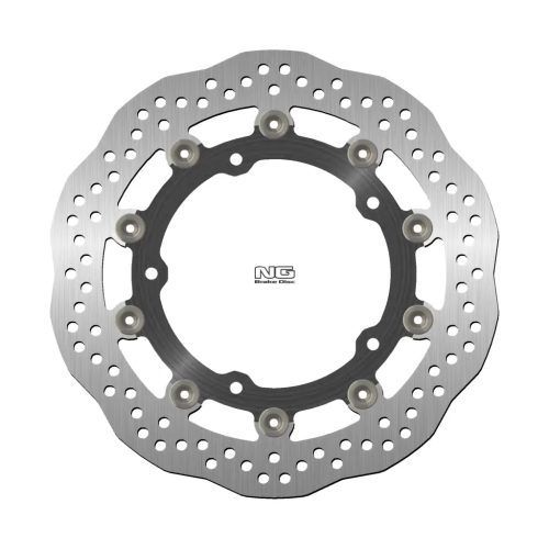 NG BRZDOVÝ KOTÚČ PREDNÝ KAWASAKI Z 650′ 17-’22, Z 900′ 16-’20 (300X142,2X5,0MM) (5X10,5MM) PLÁVAJÚCA VLNA (HLINÍKOVÝ STRED) – NÁHRADA 1623X