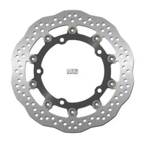 NG PREDNÝ BRZDOVÝ KOTÚČ KAWASAKI Z 650 17-22, Z 900 16-20 (300X142,2X5,0MM) (5X10,5MM) PLÁVAJÚCI (HLINÍKOVÝ STRED) – NAHRADÍ 1623