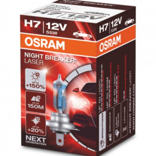 OSRAM ŽIAROVKA H4 12V 60/55W P43t NIGHT BREAKER® LASER (+150%) 1 KUS