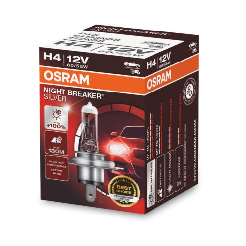 OSRAM H7 12V 55W PX26D NIGHT BREAKER® LASEROVÁ ŽIAROVKA (+150 %)