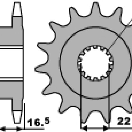 PBR PREDNÉ KOLO 2114 15 18NC DUCATI 749/848/998/1000 (JTF741.15) (REŤAZ 525)