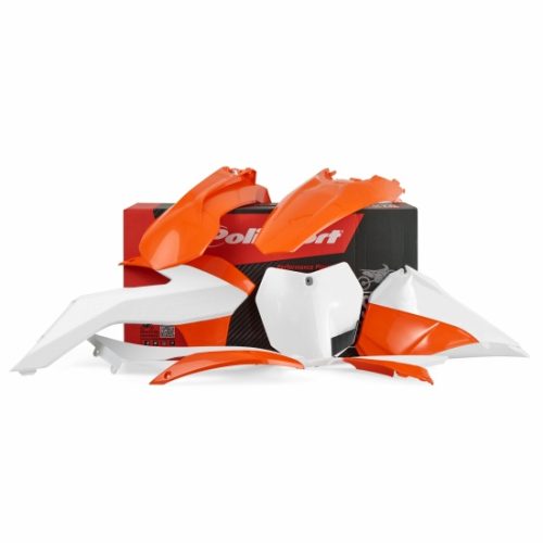 POLISPORT KTM SX/SX-F ’13-’15 PLASTOVÁ SADA VRÁTANE PREDNEJ DOSKY (8659100002) ORANŽOVÁ FARBA OEM