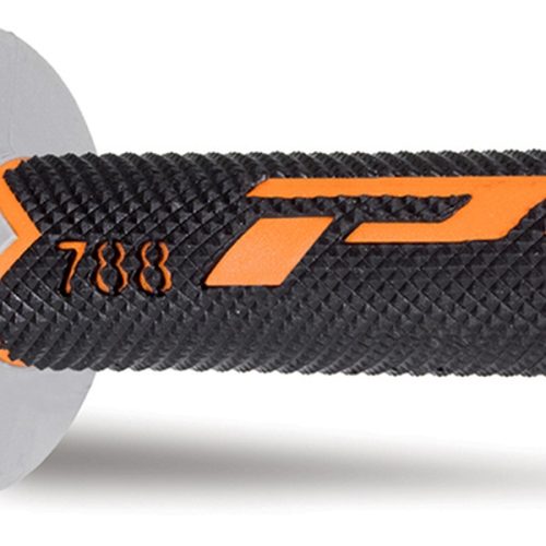 PRO GRIP PROGRIP SHIPPERS PG788 OFF ROAD (22+25MM, 115MM DLHÝ) FLUO ORANŽOVÁ/MODRÁ/SVETLOMODRÝ (TRIP) (788-282)