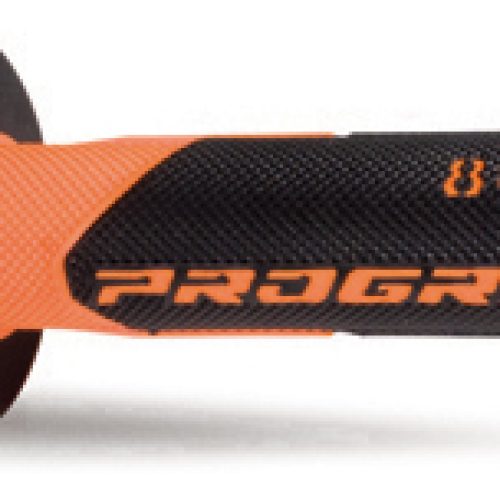 PRO GRIP PROGRIP SHIPPERS PG801 OFF ROAD (22+25MM, 115MM DLHÁ) FARBA FLUMATIKY ORANŽOVÁ/ČIERNA (BI-PART) (PG801ORF/BK) (801-296)