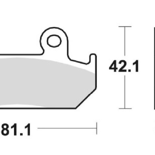 MIX BRZDOVÉ OBLOŽENIE SCHUH KH121 HONDA CMX 450 86-89, CBR 600 87-94, XRV 750 90-92, PRED.