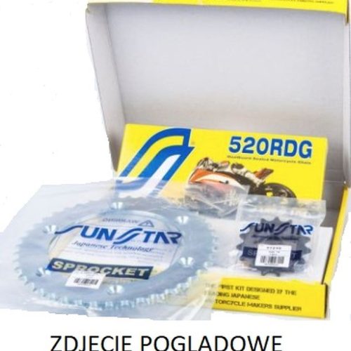 SUNSTAR SADA POHONU BMW F 650/ST 94-04, APRILIA PEGASO 650 97-00 STANDARD (16/47/110) (PRE 750CC) (SUN38616/SUN1-3637-47/SS520RDG-110N)