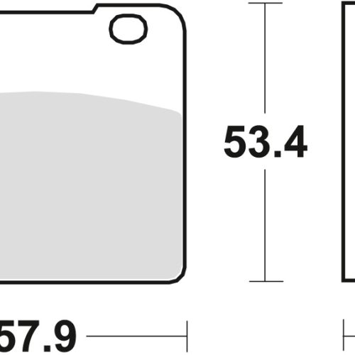 TRW LUCAS BRZDOVÉ OBLOŽENIE KH103 BIO SUZUKI VS 1400 87-03, GSXF 1100 88-92, VS 800 92-03, VS 600 94-97, YAMAHA SRX 250 85-87, PREDNÉ/ZADNÉ