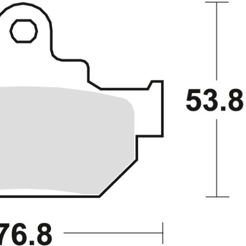 TRW LUCAS BRZDOVÉ OBLOŽENIE KH106/2 BIO HONDA MBX 125 84, SUZUKI RM 250 86, DR 600 85-89, DR 650 90-91, PREDNÉ (AKCIA)