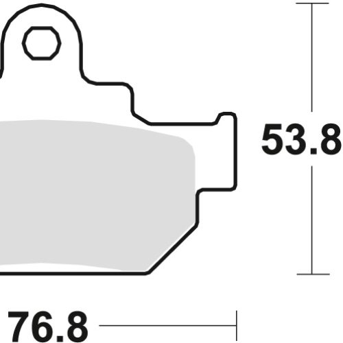 TRW LUCAS BRZDOVÉ OBLOŽENIE KH106 BIO SUZUKI GZ 125 98-04, VL 125 00-08, LS SAVAGE 650 86-01, PRED.