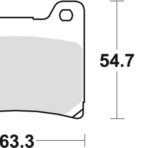 TRW LUCAS Brzdové platničky KH88 Organic Yamaha TZR 125 88-00, FZR 600 89-95, YZF 600 96-02, FZ 750 85-94, XV 750 89-92, YZF 750 93-98, T83 89, T83 89 -03, FZR 1000 87-95, XV 1100 86-93, VMAX 1200 85-02, XJR 1200 / 1300 94-01, PREDNÉ/ZADNÉ (AKCIA)