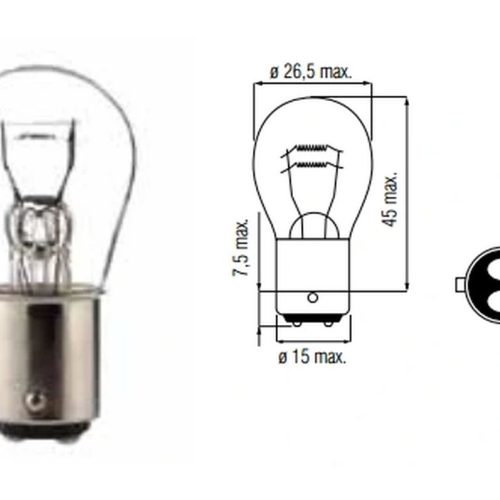 TUNGSRAM ŽIAROVKA P21/4W 12V 21/4W BAZ15D TU