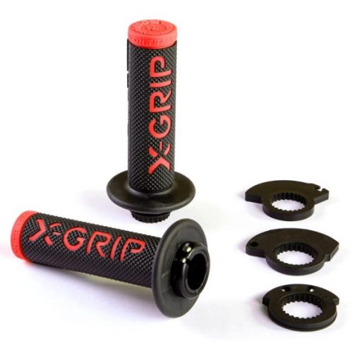 X-GRIP BRAAAAP ÚCHYTKY UZAMYKANIE ČERVENÉ ÚCHYTKY S ADAPTÉRMI ROLGAZ