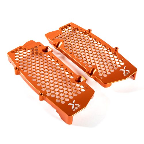 X-GRIP KRYTY RADIATOROV (SET) KTM EXC,EXC-F, HUSQVARNA TE/FE ’20-, KTM SX/SX-F, HUSQVARNA TC/FC ’20-, GASGAS EC/EC-F, MC/MC-F ’21- ORANŽOVÁ FARBA